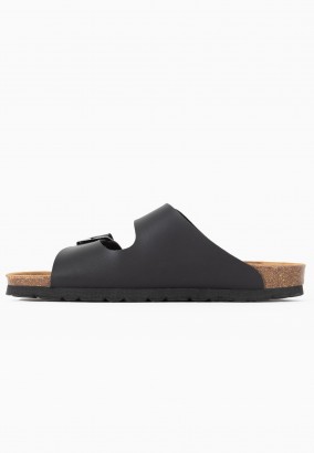 Sandales Trefle 2 Brides Noir