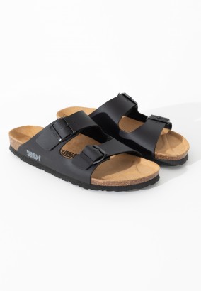 Sandales Trefle 2 Brides Noir