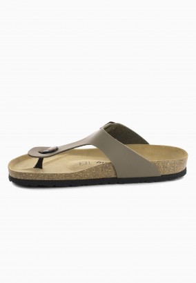 Sandales Camelia à entre-doigts Taupe