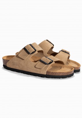 Sandales Trefle Beige sable