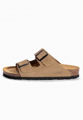 Sandales Trefle Beige sable