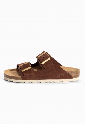 Sandales Trefle Chocolat