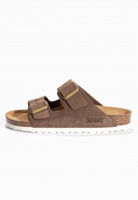 Sandales Trefle Taupe fonçé