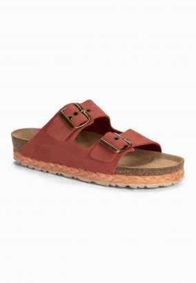 Sandales Trefle 2 Brides Corail