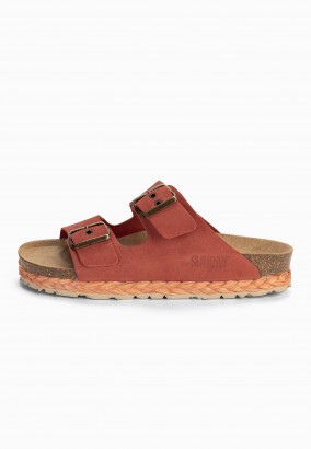 Sandales Trefle 2 Brides Corail
