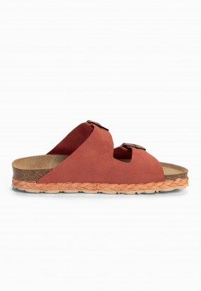 Sandales Trefle 2 Brides Corail