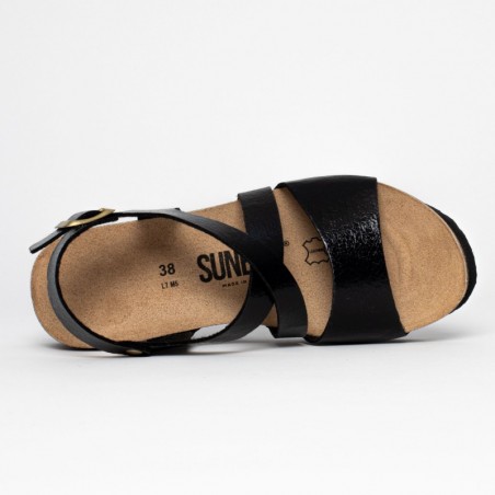 Sandales Adelaide Compensées et semi-compensées Noir